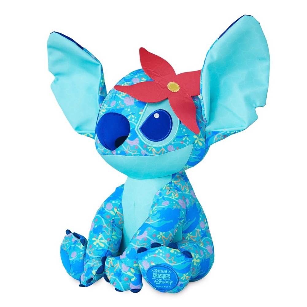 Stitch Crashes the The Little Mermaid Plush - #4 of 12 - Picture 2 of 9